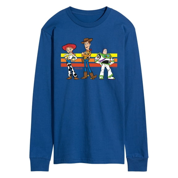 Toy Story 4 - Buzz, Woody, And Jessie - Men's Long Sleeve Graphic T-Shirt
