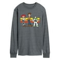 thumbnail image 1 of Toy Story 4 - Buzz, Woody, And Jessie - Men's Long Sleeve Graphic T-Shirt, 1 of 4