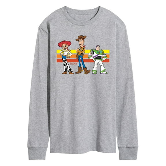 Toy Story 4 - Buzz, Woody, And Jessie - Men's Long Sleeve Graphic T-Shirt