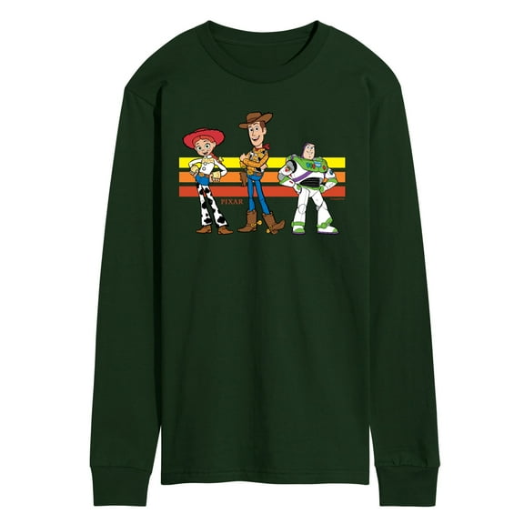 Toy Story 4 - Buzz, Woody, And Jessie - Men's Long Sleeve Graphic T-Shirt