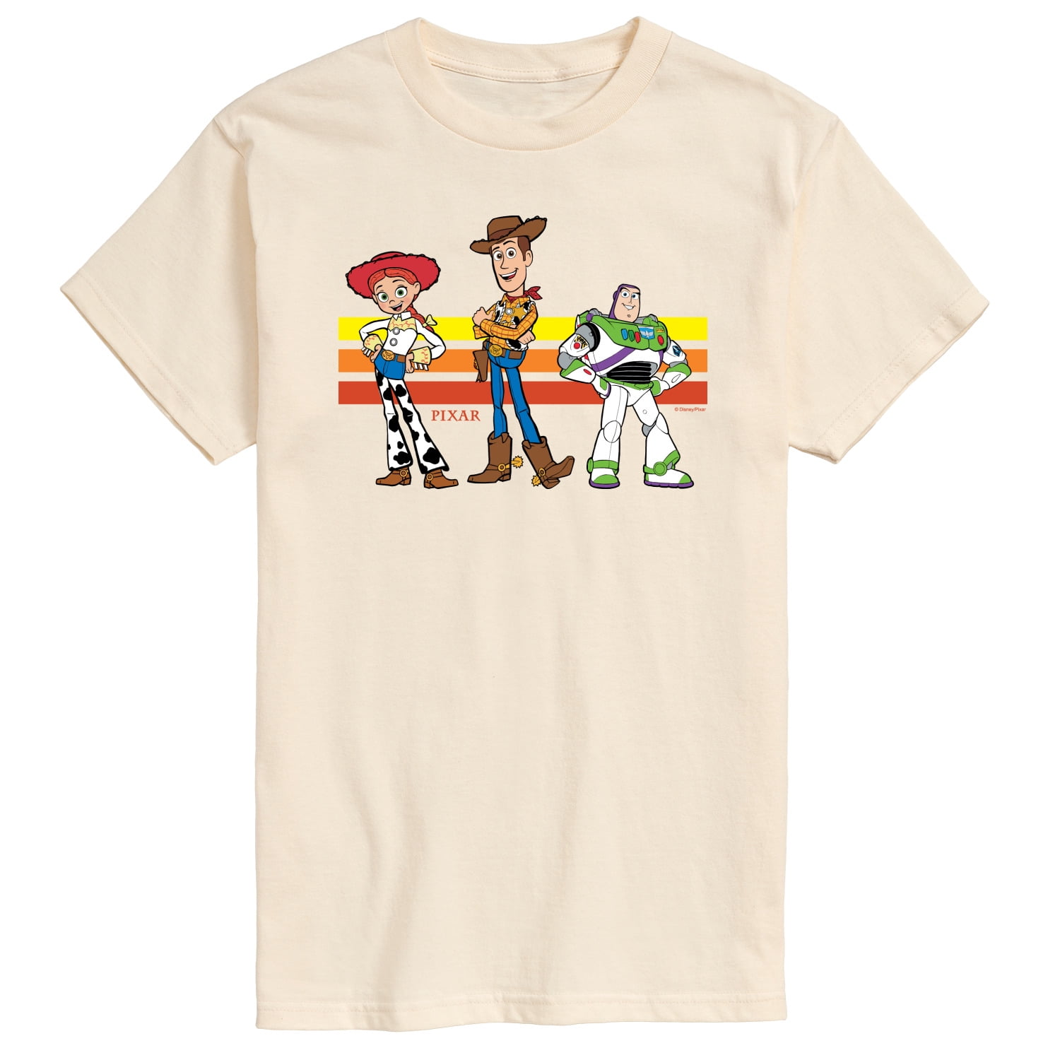 Toy Story 4 - Buzz, Woody, And Jessie - Men's Short Sleeve Graphic