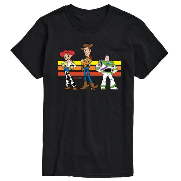 Toy Story 4 - Buzz, Woody, And Jessie - Men's Short Sleeve Graphic T-Shirt
