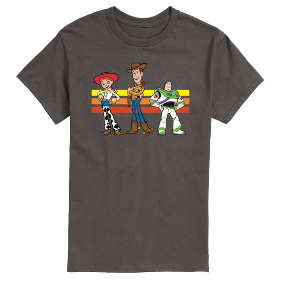 Toy Story 4 - Buzz, Woody, And Jessie - Men's Short Sleeve Graphic T-Shirt