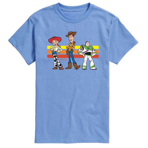 Toy Story 4 - Buzz, Woody, And Jessie - Men's Short Sleeve Graphic T-Shirt