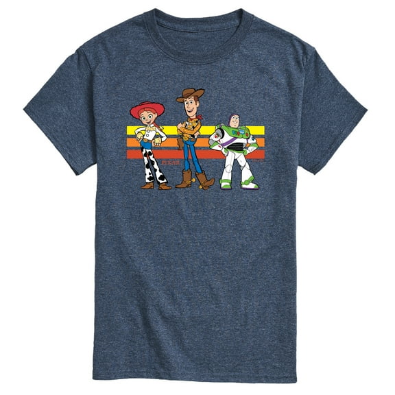 Toy Story 4 - Buzz, Woody, And Jessie - Men's Short Sleeve Graphic T-Shirt