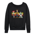 thumbnail image 1 of Toy Story 4 - Buzz, Woody, And Jessie - Women's French Terry Long Sleeve Pullover, 1 of 4