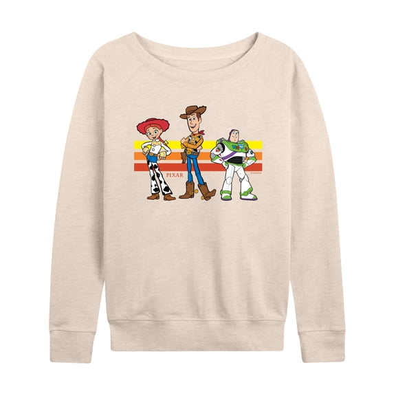 Toy Story 4 - Buzz, Woody, And Jessie - Women's French Terry Long Sleeve Pullover