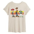 thumbnail image 1 of Toy Story 4 - Buzz, Woody, And Jessie - Womens Oversized Graphic T-Shirt, 1 of 4
