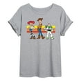 thumbnail image 1 of Toy Story 4 - Buzz, Woody, And Jessie - Womens Oversized Graphic T-Shirt, 1 of 4