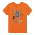 thumbnail image 1 of Toy Story 4 - Character Sketches - Toddler & Youth Short Sleeve Graphic T-Shirt, 1 of 6