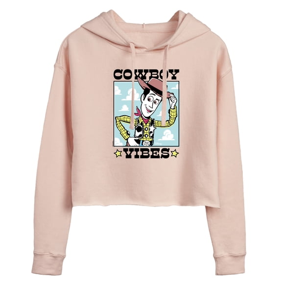 Toy Story 4 - Cowboy Vibes - Juniors Cropped Pullover Hoodie