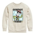 thumbnail image 1 of Toy Story 4 - Cowboy Vibes - Toddler & Youth Crewneck Fleece Sweatshirt, 1 of 5