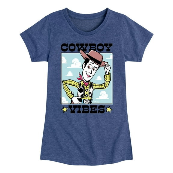 Toy Story 4 - Cowboy Vibes - Toddler & Youth Girls Short Sleeve Graphic T-Shirt