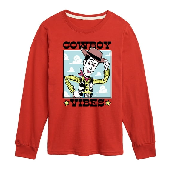 Toy Story 4 - Cowboy Vibes - Toddler & Youth Long Sleeve Graphic T-Shirt