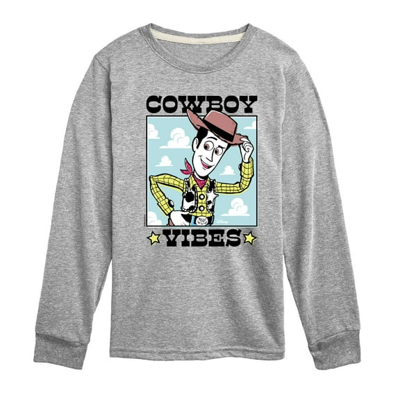 Toy Story 4 - Cowboy Vibes - Toddler & Youth Long Sleeve Graphic T-Shirt