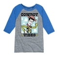 thumbnail image 1 of Toy Story 4 - Cowboy Vibes - Toddler & Youth Raglan Graphic T-Shirt, 1 of 4