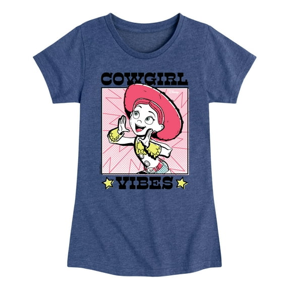 Toy Story 4 - Cowgirl Vibes - Toddler & Youth Girls Short Sleeve Graphic T-Shirt