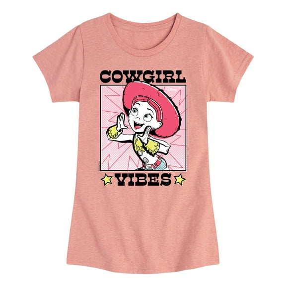 Toy Story 4 - Cowgirl Vibes - Toddler & Youth Girls Short Sleeve Graphic T-Shirt