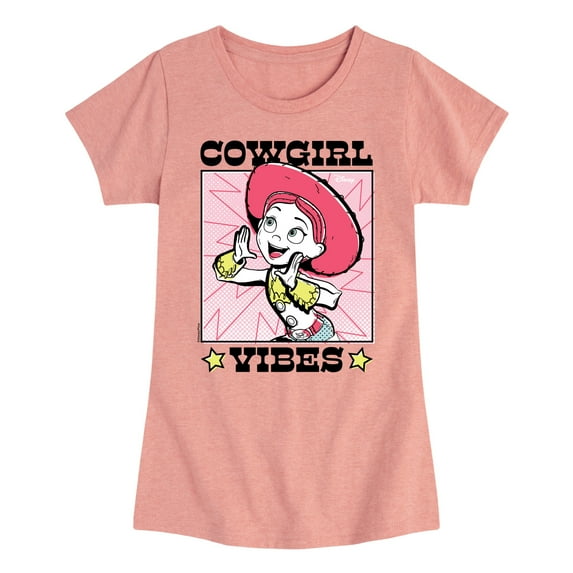 Toy Story 4 - Cowgirl Vibes - Toddler & Youth Girls Short Sleeve Graphic T-Shirt