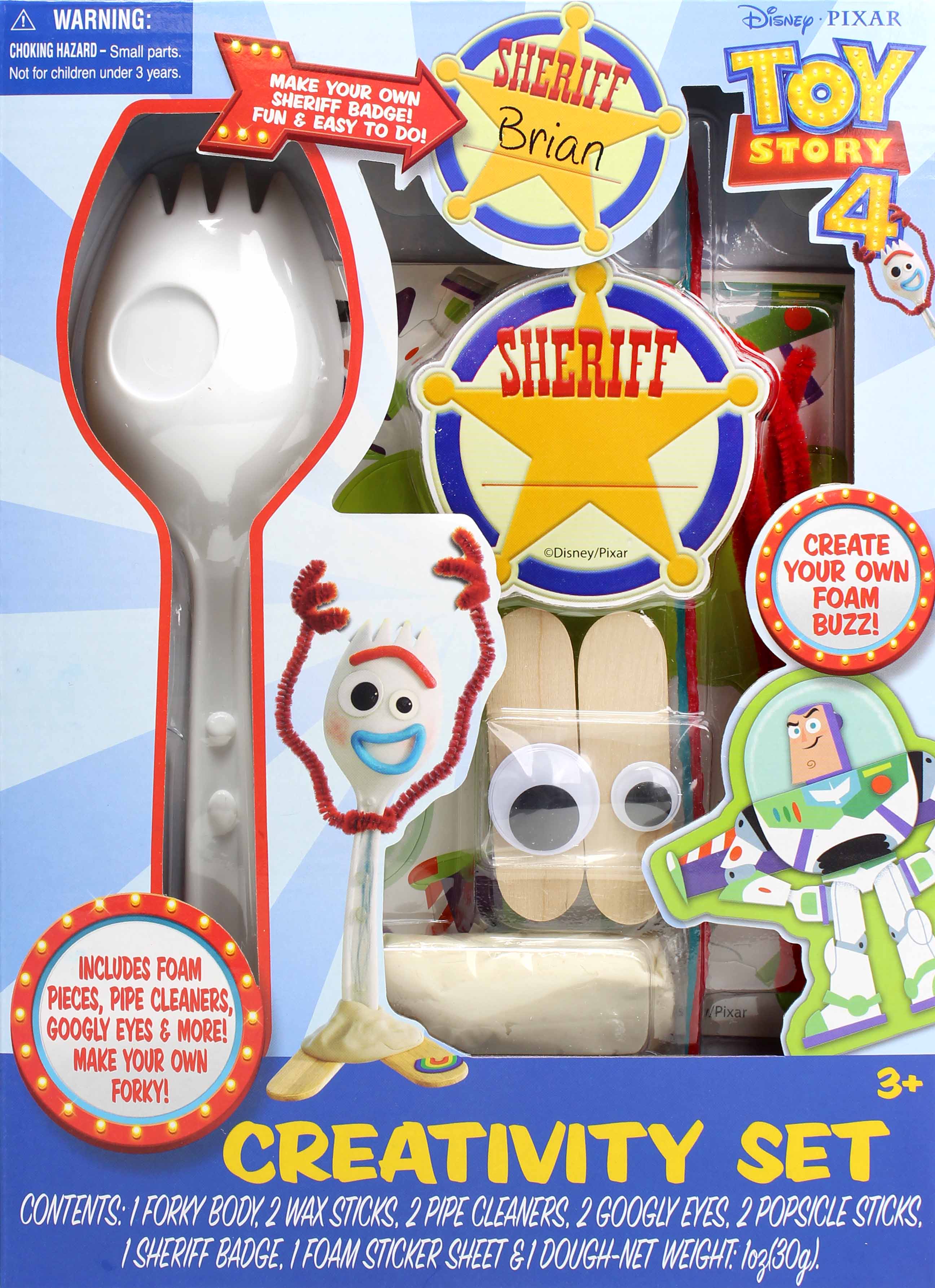 Toy Story 4 Craft Creativity Art Set: Make Your Own Forky and Other Characters, Gift for Kids, Ages 3+ - image 1 of 4