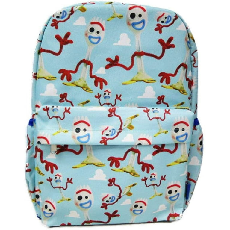 Toy Story 4 Forky 16 inch All Over Print Deluxe Backpack With Laptop Compartment
