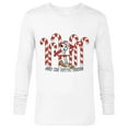 thumbnail image 1 of Toy Story 4 Forky Get Me Outta Here Candy Canes Holiday - Long Sleeve T-Shirt for Men - Customized-White, 1 of 5