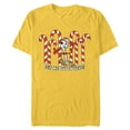 thumbnail image 1 of Toy Story 4 Forky Get Me Outta Here Candy Canes Holiday - Short Sleeve Blended T-Shirt for Adults - Customized-Yellow, 1 of 5