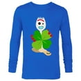 thumbnail image 1 of Toy Story 4 Forky Green Shamrock St. Patrick's Day - Long Sleeve T-Shirt for Men - Customized-Royal, 1 of 5