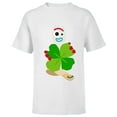 thumbnail image 1 of Toy Story 4 Forky Green Shamrock St. Patrick's Day - Short Sleeve T-Shirt for Kids - Customized-White, 1 of 5