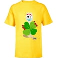thumbnail image 1 of Toy Story 4 Forky Green Shamrock St. Patrick's Day - Short Sleeve T-Shirt for Kids - Customized-Yellow, 1 of 5