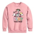 thumbnail image 1 of Toy Story 4 - Forky Lets Play Together - Toddler & Youth Crewneck Fleece Sweatshirt, 1 of 4