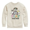 thumbnail image 1 of Toy Story 4 - Forky Lets Play Together - Toddler & Youth Crewneck Fleece Sweatshirt, 1 of 5