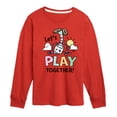 thumbnail image 1 of Toy Story 4 - Forky Lets Play Together - Toddler & Youth Long Sleeve Graphic T-Shirt, 1 of 5