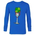 thumbnail image 1 of Toy Story 4 Forky Lucky Shamrock St. Patrick's Day - Long Sleeve T-Shirt for Men - Customized-Royal, 1 of 5