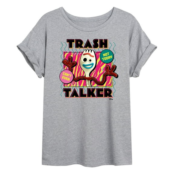 Toy Story 4 - Forky Trash Talker - Women's Oversized T-Shirt