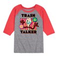 thumbnail image 1 of Toy Story 4 - Forky Trash Talker - Toddler & Youth Raglan Graphic T-Shirt, 1 of 6