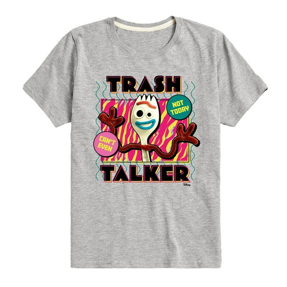 Toy Story 4 - Forky Trash Talker - Toddler & Youth Short Sleeve Graphic T-Shirt