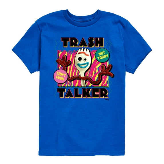 Toy Story 4 - Forky Trash Talker - Toddler & Youth Short Sleeve Graphic T-Shirt