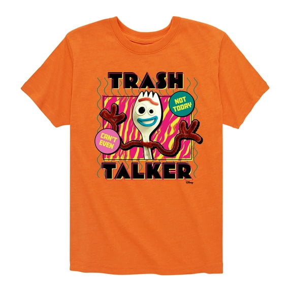 Toy Story 4 - Forky Trash Talker - Toddler & Youth Short Sleeve Graphic T-Shirt