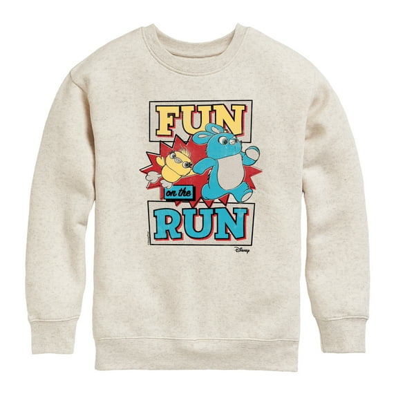 Toy Story 4 - Fun On The Run - Toddler & Youth Crewneck Fleece Sweatshirt