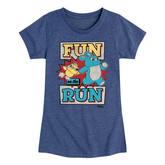Toy Story 4 - Fun On The Run - Toddler & Youth Girls Short Sleeve Graphic T-Shirt