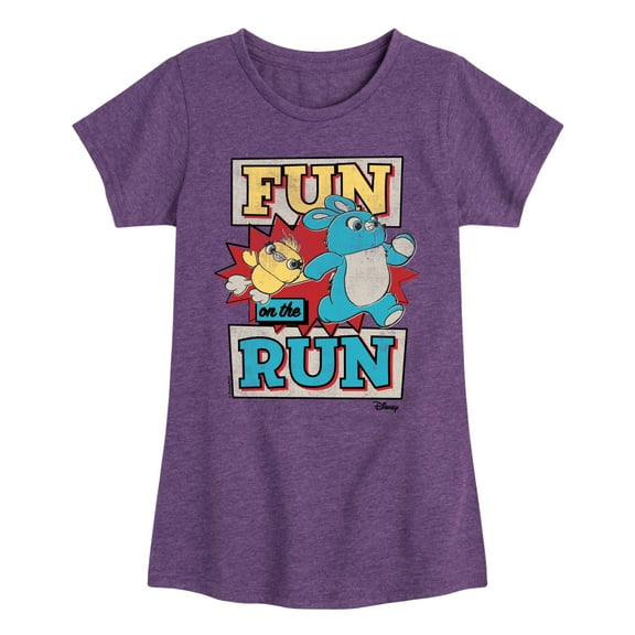 Toy Story 4 - Fun On The Run - Toddler & Youth Girls Short Sleeve Graphic T-Shirt