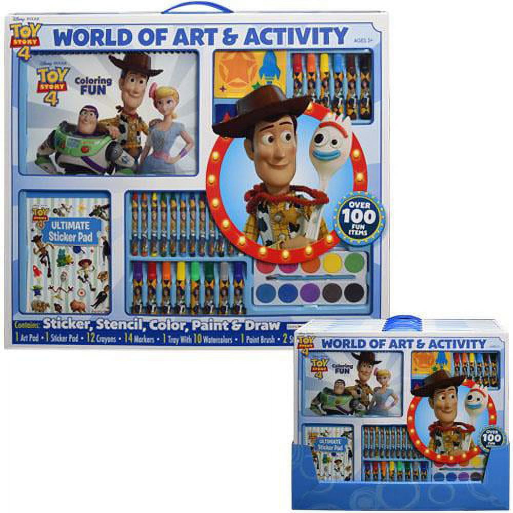 Toy Story 4 Giant Art &amp; Activity Tray in Display, Over 100 pcs ...