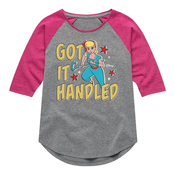 Toy Story 4 - Got It Handled - Toddler & Youth Girls Raglan Graphic T-Shirt