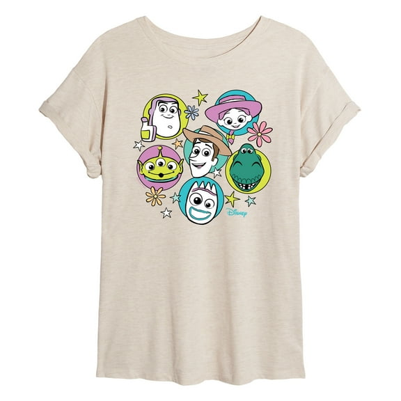 Toy Story 4 - Group Grid - Women's Oversized T-Shirt