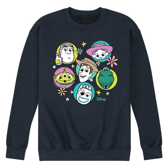 Toy Story 4 - Group Grid - Men's Crew Neck Fleece Pullover