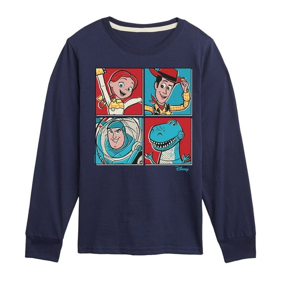 Toy Story 4 - Group Grid - Toddler & Youth Long Sleeve Graphic T-Shirt