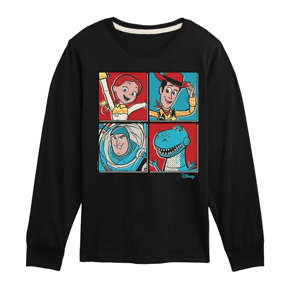 Toy Story 4 - Group Grid - Toddler & Youth Long Sleeve Graphic T-Shirt