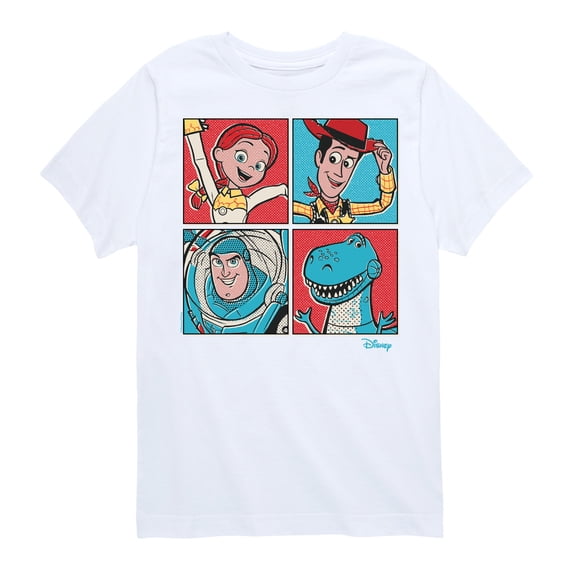 Toy Story 4 - Group Grid - Toddler & Youth Short Sleeve Graphic T-Shirt