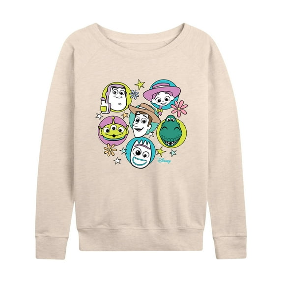 Toy Story 4 - Group Grid - Women's Lightweight French Terry Long Sleeve Shirt